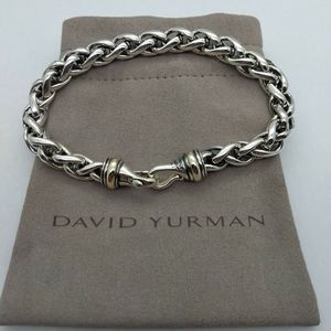 David Yurman Wheat Chain Bracelet with 14K Gold